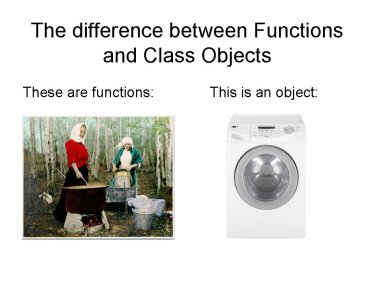 Functions and Objects